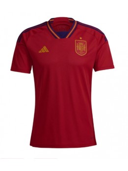 Spanien Replika Hemmakläder VM 2022 Kortärmad